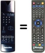 Replacement remote control 100 TS 002
