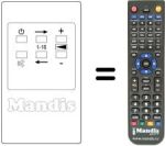 Replacement remote control 105-018A