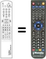 Replacement remote control 105-219D