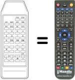 Replacement remote control 105-523E