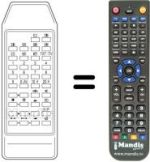 Replacement remote control 105-523G