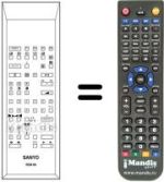 Replacement remote control 160.00154.00