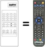 Replacement remote control 160.39.07