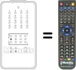 Replacement remote control IR 16