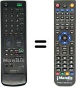 Replacement remote control Sony KV-M 2101 D
