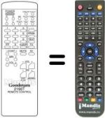 Gleichwertige Fernbedienung 2190 T
