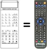 Replacement remote control 30 D 3
