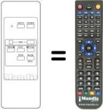 Replacement remote control 38 1126