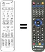 Replacement remote control 3F14-00048-140