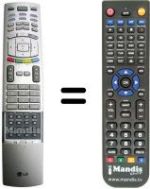 Replacement remote control LG 42 PX 4RV