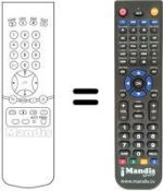 Replacement remote control SM 1 VT