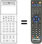 Replacement remote control TELECONTROL 2102