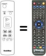 Replacement remote control 597-067A