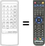 Replacement remote control SAT 4003
