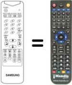 Replacement remote control 10083 T