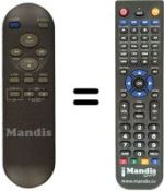 Replacement remote control LG AC-110 P