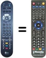Replacement remote control LG 20 LS 2R