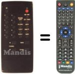 Replacement remote control SAT 4001