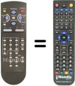 Replacement remote control LG CB 21T40 X
