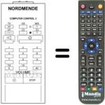 Gleichwertige Fernbedienung COMPUTER CONTROL 3