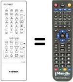 Replacement remote control CT-9186