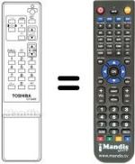 Replacement remote control CT-9455