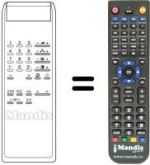 Replacement remote control CT 3690