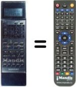 Gleichwertige Fernbedienung Sanyo 3800 EX