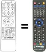 Replacement remote control ICD-3000