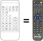 Replacement remote control Kendo 30 PROG