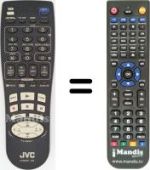 Replacement remote control JVC HR-J713
