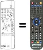 Replacement remote control MECATRON 6334-1