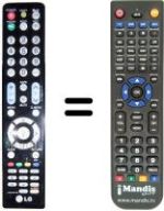 Replacement remote control MKJ61641702