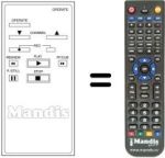 Replacement remote control HANTAREX HQ 801