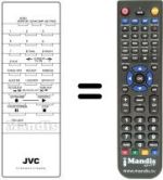 Replacement remote control PQ 10342 J