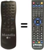 Replacement remote control RC 1123334 / 00