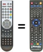 Replacement remote control Vestel 26830 IDTV
