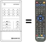 Replacement remote control RC 238