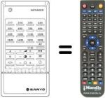 Replacement remote control RC 243