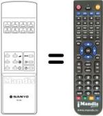 Replacement remote control RC 303
