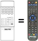 Replacement remote control RC 304