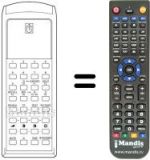 Replacement remote control RC 41