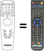 Replacement remote control RC 4209 X
