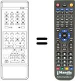 Replacement remote control RC 658