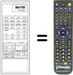 Replacement remote control RC ED / 0