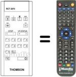 Replacement remote control Hifivox 55 MV 11 TX