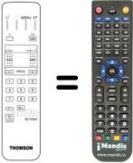 Replacement remote control Hifivox 21 MS 10 F