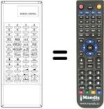 Replacement remote control REM-40