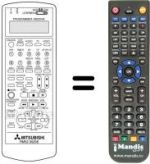 Replacement remote control RM 52-36208