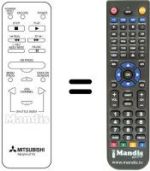 Replacement remote control RM M30-57401